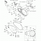 Vulcan 2000 (European) (VN2000-A6F) Левая крышка двигателя
