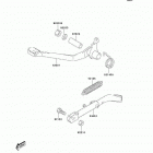 KDX50 (KDX50-A6F) Педаль тормоза