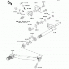 KX250F (KX250-T6F) Механизм переключения передач