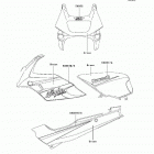 Ninja 500R (EX500-D6F) Decals(green)(d6f)