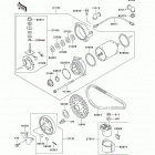 Ninja 500R (EX500-D7) Стартер