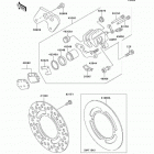 KX100 (KX100-D4) Rear brake(d4 / d5)