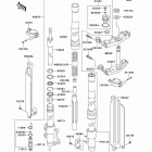 KLX300R (KLX300-A10) Передняя вилка