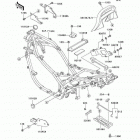 Ninja 500R (EX500-D10) Рама ,крепежные детали