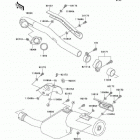 KLR650 (KL650-A19) Глушитель