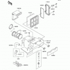 KLR250 (KL250-D17) Воздухозаборник