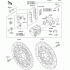 ZR-7S(ZR750-H4) CANADA ONLY Front brake(h4 / h5)