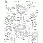 KDX220R (KDX220-A11) Цилиндр и головка цилиндров