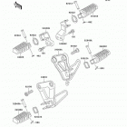 KLR650 (KL650-A19) Подножки
