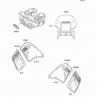 KLR650 (KL650-A19) Decals(red)(a19)