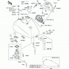 Vulcan 1500 Classic (VN1500-N4) Топливный бак