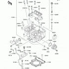KLX300R (KLX300-A10) Головка цилиндра