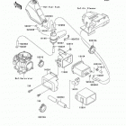 KLR250 (KL250-D17) Испарительная система топлива