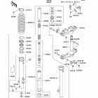 KLR650 (KL650-A19) Передняя вилка