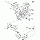 KLX125 (KLX125-A3) Rear hub(a3)