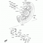 KLX125 (KLX125-A2) Переднее колесо