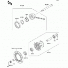 KLR250 (KL250-D22) Переднее колесо