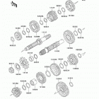 KLX300R (KLX300-A10) Трансмиссия