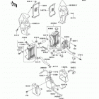 KLR250 (KL250-D22) Радиатор