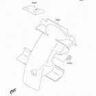 KDX50 (KDX50-A2) Заднее крыло