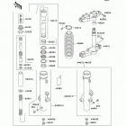 KLR250 (KL250-D22) Передняя вилка