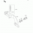 KX100 (KX100-D3) Педаль тормоза