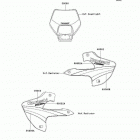 KLX300R (KLX300-A10) Наклейки