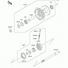 KDX220R (KDX220-A11) Переднее колесо