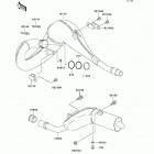 KDX220R (KDX220-A11) Глушитель