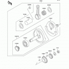 KLR250 (KL250-D17) Коленвал