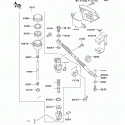 KLR650 (KL650-A19) Задний торм цилиндр