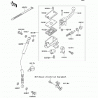 Ninja 500R (EX500-D10) Главный тормозной цилиндр,передний