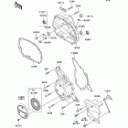 KLX110 (KLX110-A3) Крышки двигателя