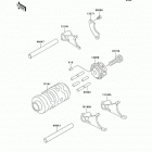 KX65 (KX65-A1) Валы и вилки переключения передач