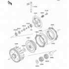 KX100 (KX100-D3) Сцепление