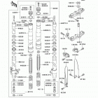 KX100 (KX100-D3) Передняя вилка