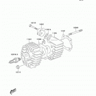 KDX50 (KDX50-A2) Цилиндр и головка цилиндров