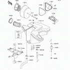 KLR650 (KL650-A19) Воздухозаборник
