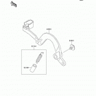 KDX200 (KDX200-H6) Педаль тормоза