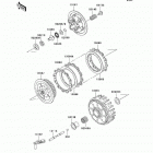 KX125 (KX125-M3) Сцепление
