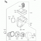 KDX220R (KDX220-A11) Воздухозаборник