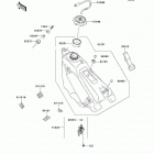 KX250 (KX250-R1) Топливный бак