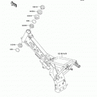 KLX110 (KLX110-A2) Рама