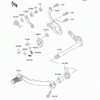 KX125 (KX125-M3) Механизм переключения передач