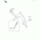 KDX220R (KDX220-A11) Педаль тормоза