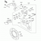 KLX300R (KLX300-A10) Задний тормоз