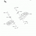 KX250 (KX250-M2) Подножки