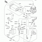 Ninja 500R (EX500-D10) Топливная система