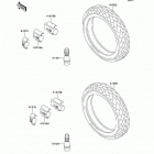 Ninja 500R (EX500-D7) Покрышки