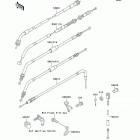 KLR650 (KL650-A19) Тросы управления